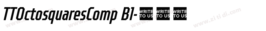 TTOctosquaresComp Bl字体转换
